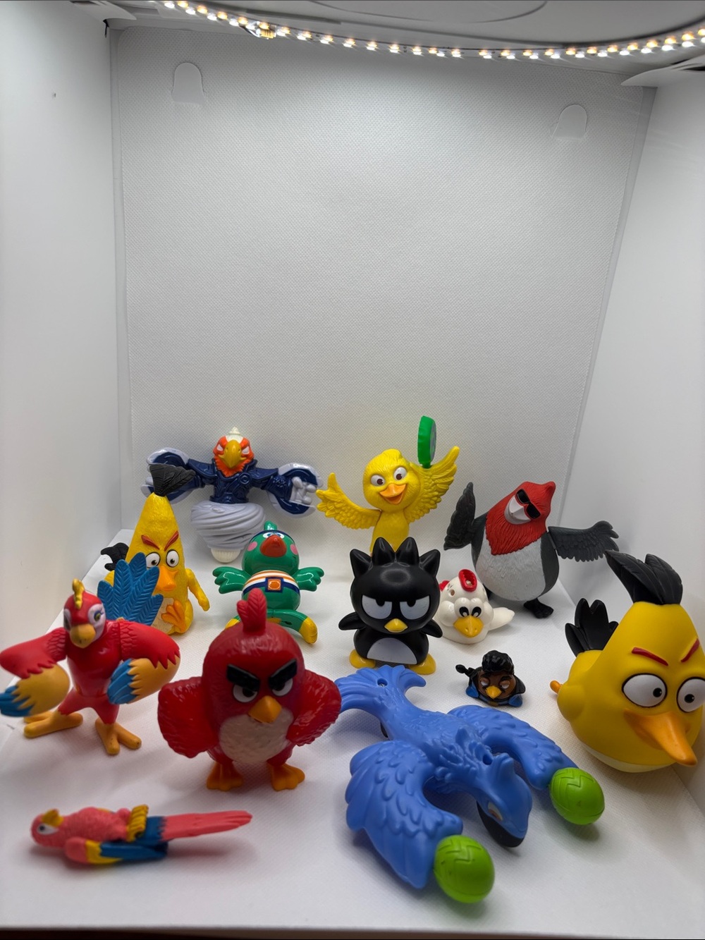Miss Match Multicolor Birds Character Toys from McDonald’s, Sanrio… Angry Bird
